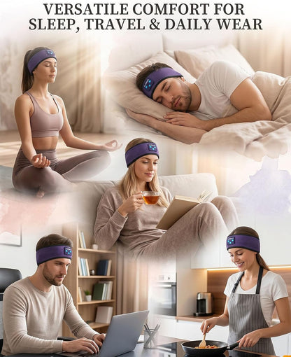 Lullaband Headband Headphones for Sleeping Bluetooth 5.4 Sleep Headphones