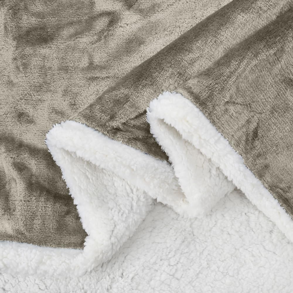 Catalonia Sherpa Wearable Blanket with Sleeves Arms