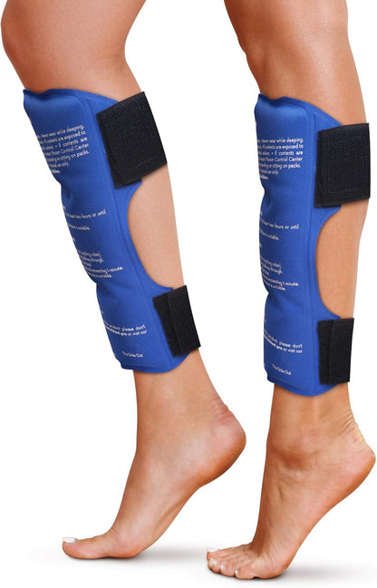 Fittest Pro Ankle Ice Pack Wrap for Swelling, Ice Pack for Injuires Reusable Cold Pack Wrap Hot Cold Therapy Ankle Ice Wrap for Sprained Ankles, Achilles Tendonitis
