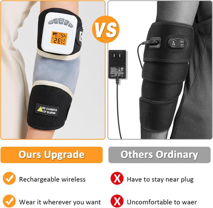 Feet Warmers, 5000mAh Rechargeable Foot &Ankle Heating Pad for Circulation