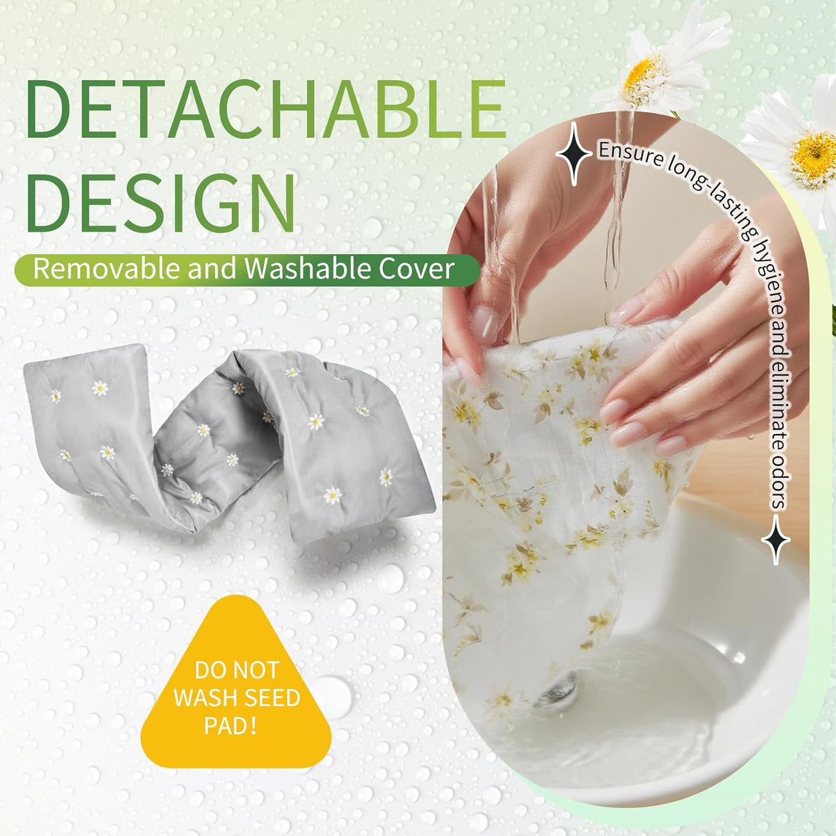 Heating Pad for Neck Shoulders and Back Microwavable Machine Washable 26x4.3 Microwave Rice Bag for Heat Therapy Reusable Hot Pack for Muscle Cramps Moist Warm Bean Bag for Pain Relief Unscented