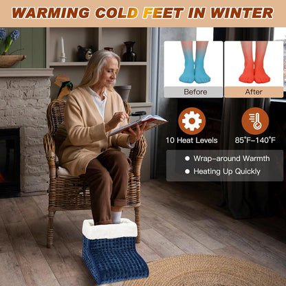 CYFIE Foot Warmer Under Desk - Electric Heating Pad for Women Men