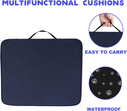Indoor&Outdoor Chair Cushions, Stadium Seat Cushions for Bleachers, Boat Canoe Kayak Seat, Best for Camping, Bleachers, Sports Events