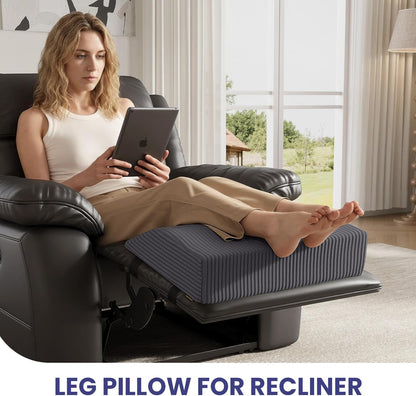 idee-home Recliner Leg Rest Cushion, Recliner Footrest Extender Pillow