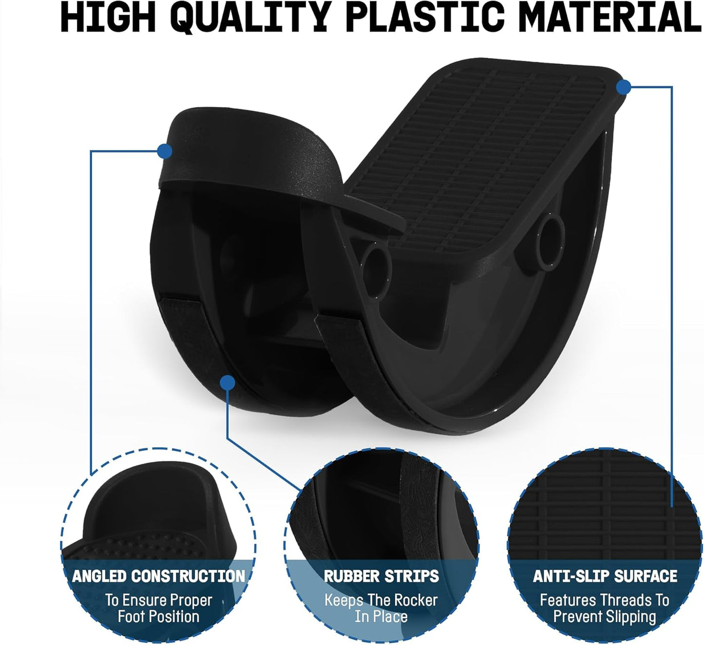 Yes4All Foot Rocker, Effective Calf Stretching and Foot Massager Stretcher for Plantar Fasciitis Relief, Improved Flexibility, Ergonomic Design for Home Exercise