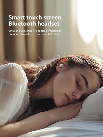 Sleep Earbuds for Side Sleepers, Invisible Bluetooth Earbuds with Noise Blocking, Mini Wireless Sleep Headphones for Sleeping, Snoring Relief, Travel, Study & Relaxation (Black)
