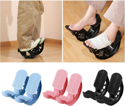 2 Calf Stretch Wheel Foot Rocker Board Indoor Leg Massager Foot Stretcher Rocker for Body Flexibility and Muscle Relaxation