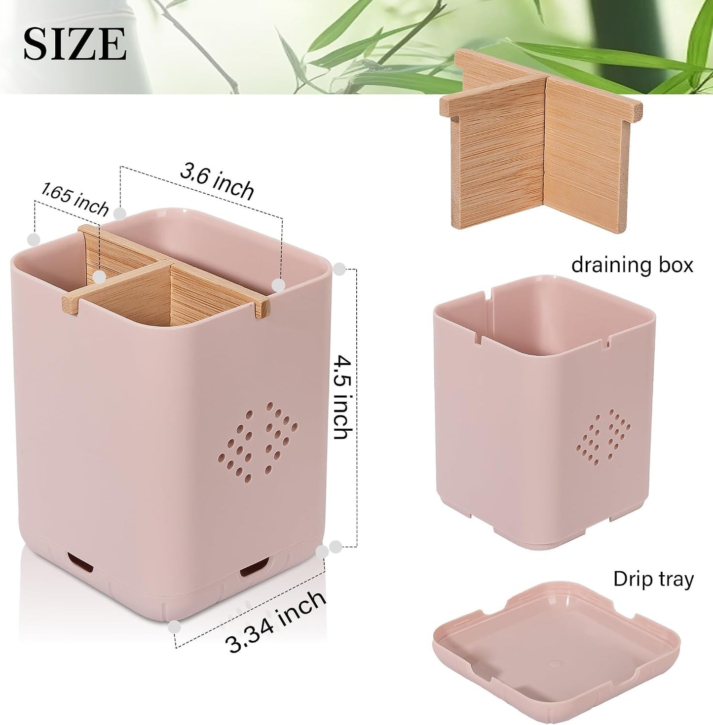 Toothbrush Holders for Bathrooms, Electric Toothbrush Holder, White | Toothbrush and Toothpaste Organizer for Bathroom Countertop, 3 Slot Vanity Storage