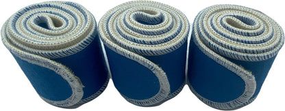 Therapeutic Treatment Wrap, 3 Count Pack, Binder Tape Like Wrap, Elastic Stretch, Effectively Holds Moist Heat Packs, Heating Packs, Cold Packs and Electrodes in Place (2.5" W x 24" L)