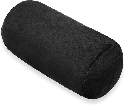 1 MIDDLE ONE Round Cylinder Bolster Pillow with Removable Cooling Cover, Tube Roll Cervical Pillow for Head, Neck, Back and Legs Support, 13"x 6", Grey