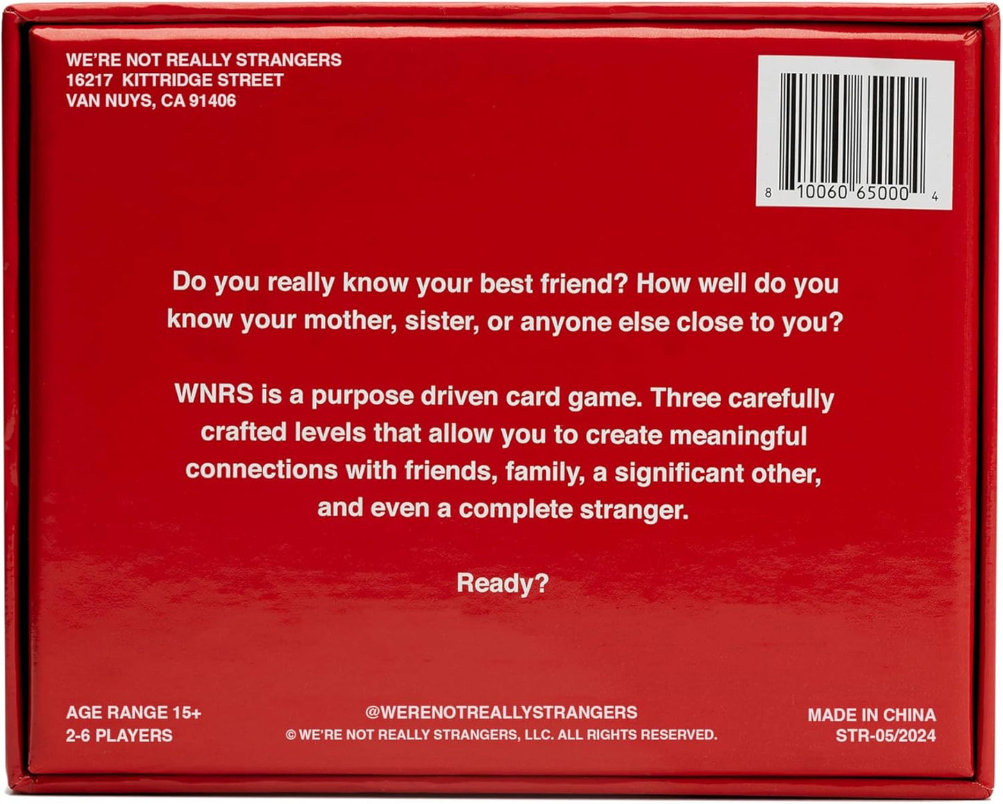 WE'RE NOT REALLY STRANGERS Self-Love Edition Card Game for Teens and Adults | 150 Cards, Journey to Self-Discovery and Empowerment for Singles & Couples, for Memorable Game Nights, Ages 15+, 1-2 Players