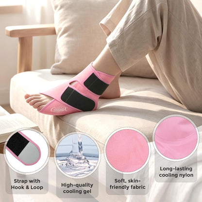 Ankle Ice Pack Wrap, Heel Ice Pack Wrap for Plantar Fasciitis Relief