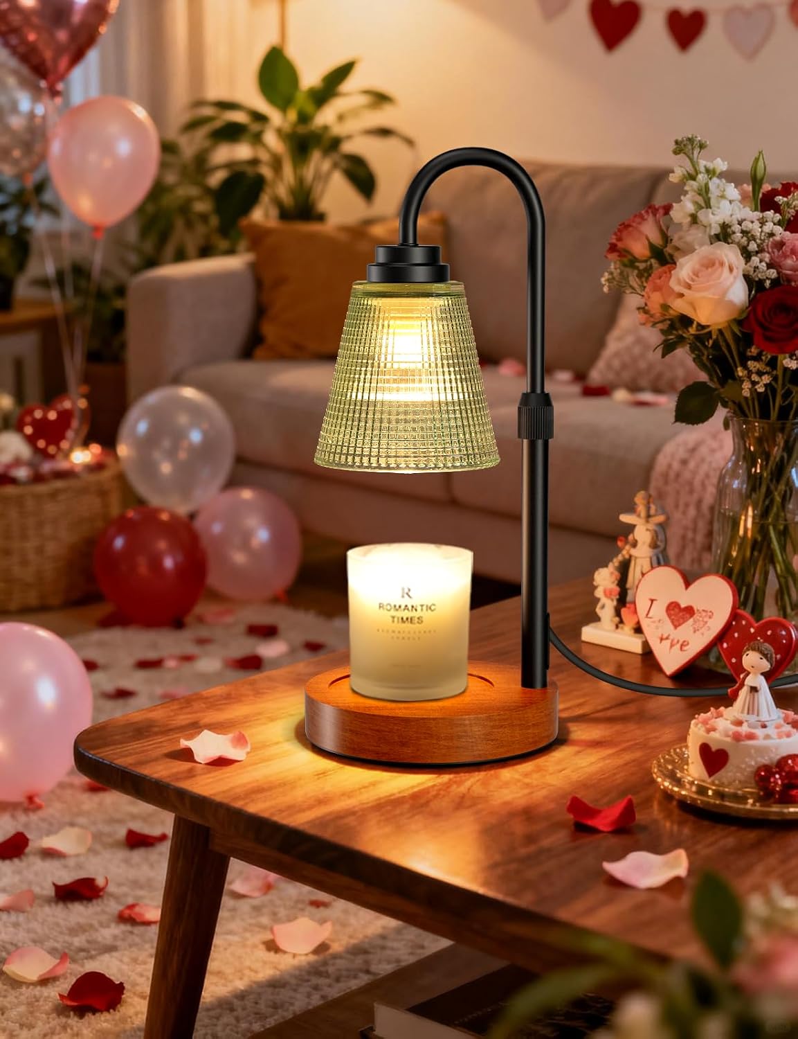 Candle Warmer Lamp with Timer Dimmer, Home Decor for Birthday Gifts Women