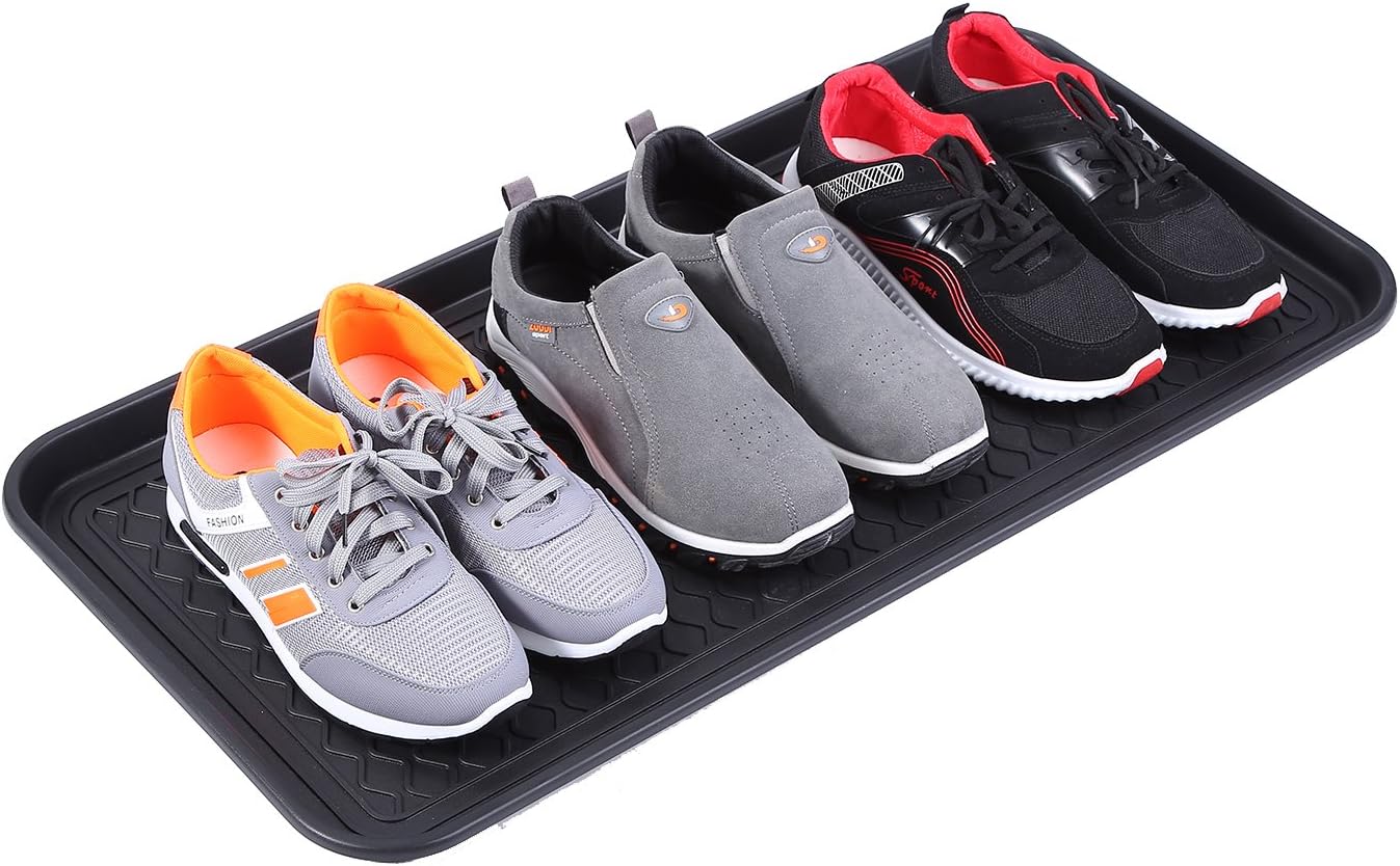 Multi-Purpose Boot Tray Mat,Dog Bowl Tray,Waterproof for Indoor and Outdoor Floor Protection