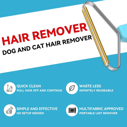 Pet Hair Remover, Dog and Cat Hair Remover, Carpet Rake, Carpet Scraper | Pet Hair Removal Tool, Carpet Rake for Pet Hair Removal, Pile Brush, Carpet, Car Cushions, Sofa, Pet Bed, Furniture, Rug