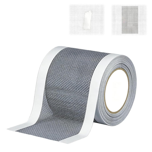 7cm*5cm Strong Adhesive Screen Repair Tape, Fiberglass Mesh Screen Repair Kit, Self-Adhesive Patch, Window Screen Repair Kit for Window, Door, RV, Tent, Patio, Porch Netting