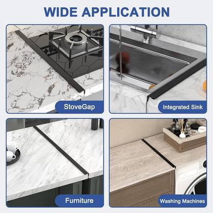Stove Gap Covers Stainless Steel, Stove Gap Guard Between Stove and Counter