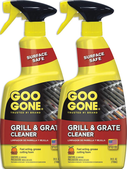 Goo Gone Grill and Grate Cleaner - 24 Ounce - Cleans Cooking Grates and Racks