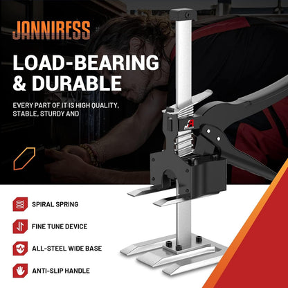 2 Pack Labor Saving Arm Jack Handle, 6.69 Inch Lift Height 440LBS Multifunctional Handheld Lifter Tool, Furniture Jack Height Adjuster for Cabinet Wall Tile Construction Installation