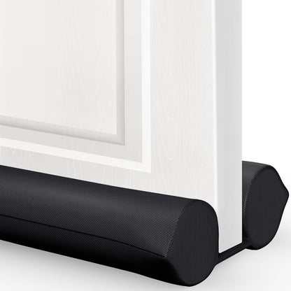 Comfyanno Under Door Draft Stopper - Bottom Door Gap Filler & Seal - Fits 30” to 36” Door, Double Side Block Noise, Sound, Air, Bugs, Dust, Easy to Install, No Adhesive, Black