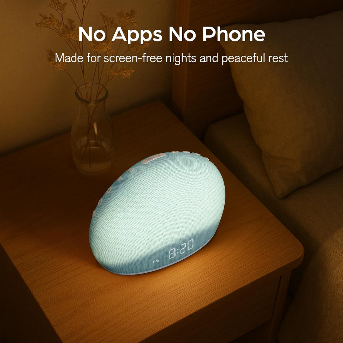 HOUSBAY Sunrise Alarm Clock with White Noise Sound Machine for Bedroom
