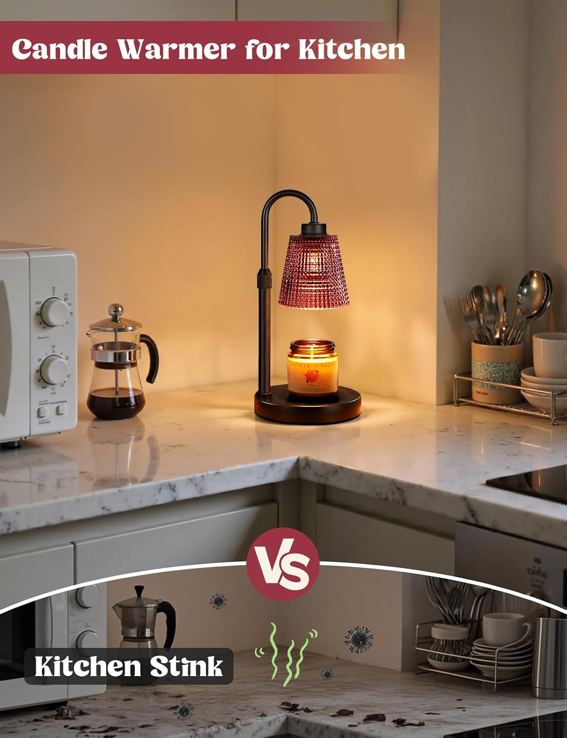 Candle Warmer Lamp with Timer Home Decor Birthday Gifts for Women