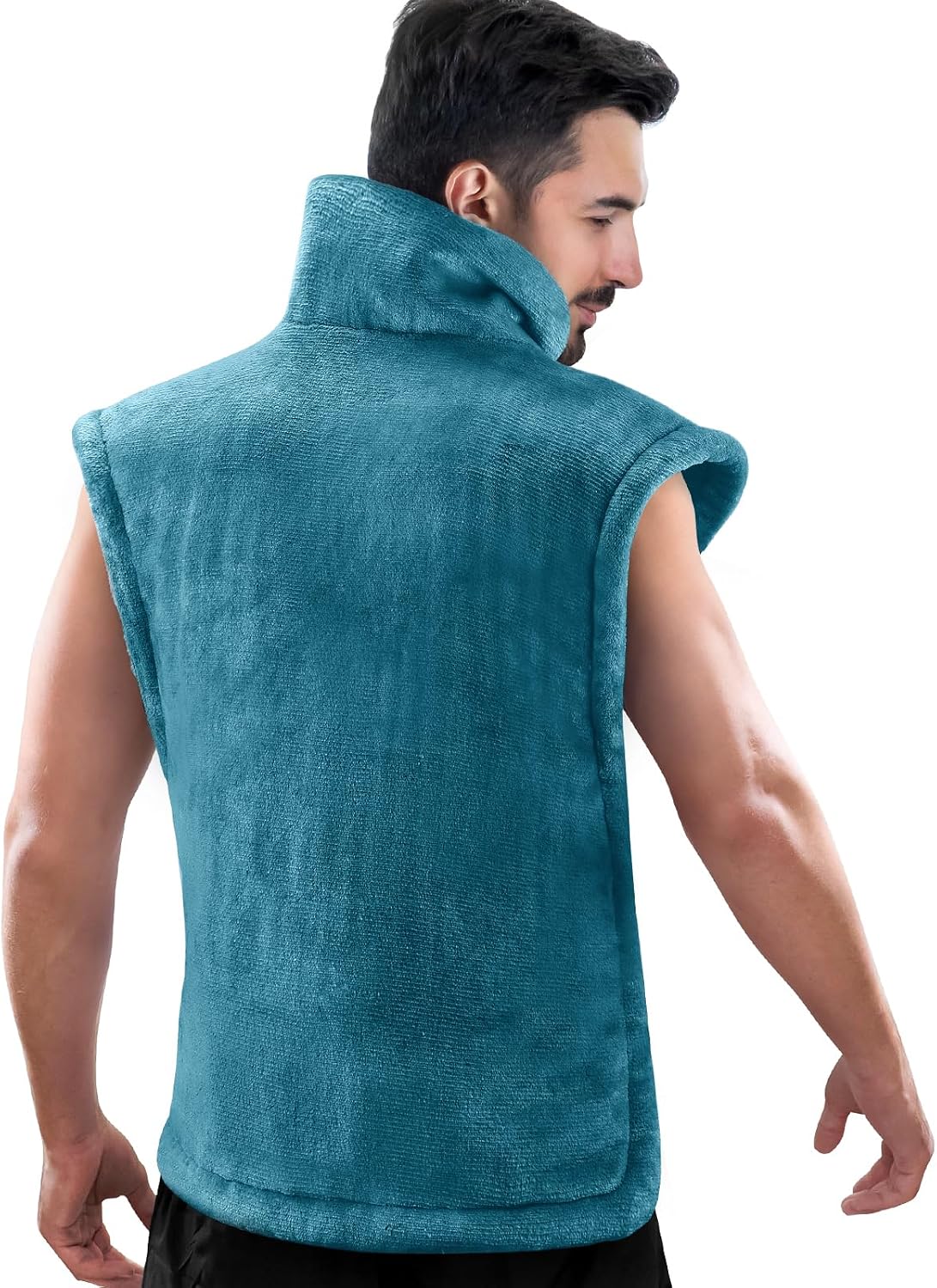RENPHO Electric Heating Pad - 6 Heat Levels for Neck Shoulder and Back, Birthday Gifts for Women Men Mom Dad, Weighted Pad for Snug Fit, ETL Safety Certified, FSA Eligible, 24"x33" Gray