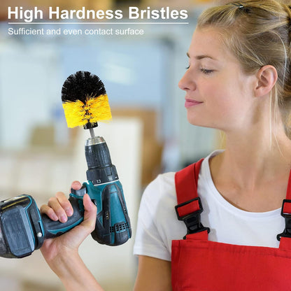 Drill Brush Nylon Drill Brush Attachment Electric Power Scrubber Scrub Attachment Multi Purpose Cleaning Supplies for Bathroom Surfaces Tub Grout Shower Kitchen Tile Auto Car