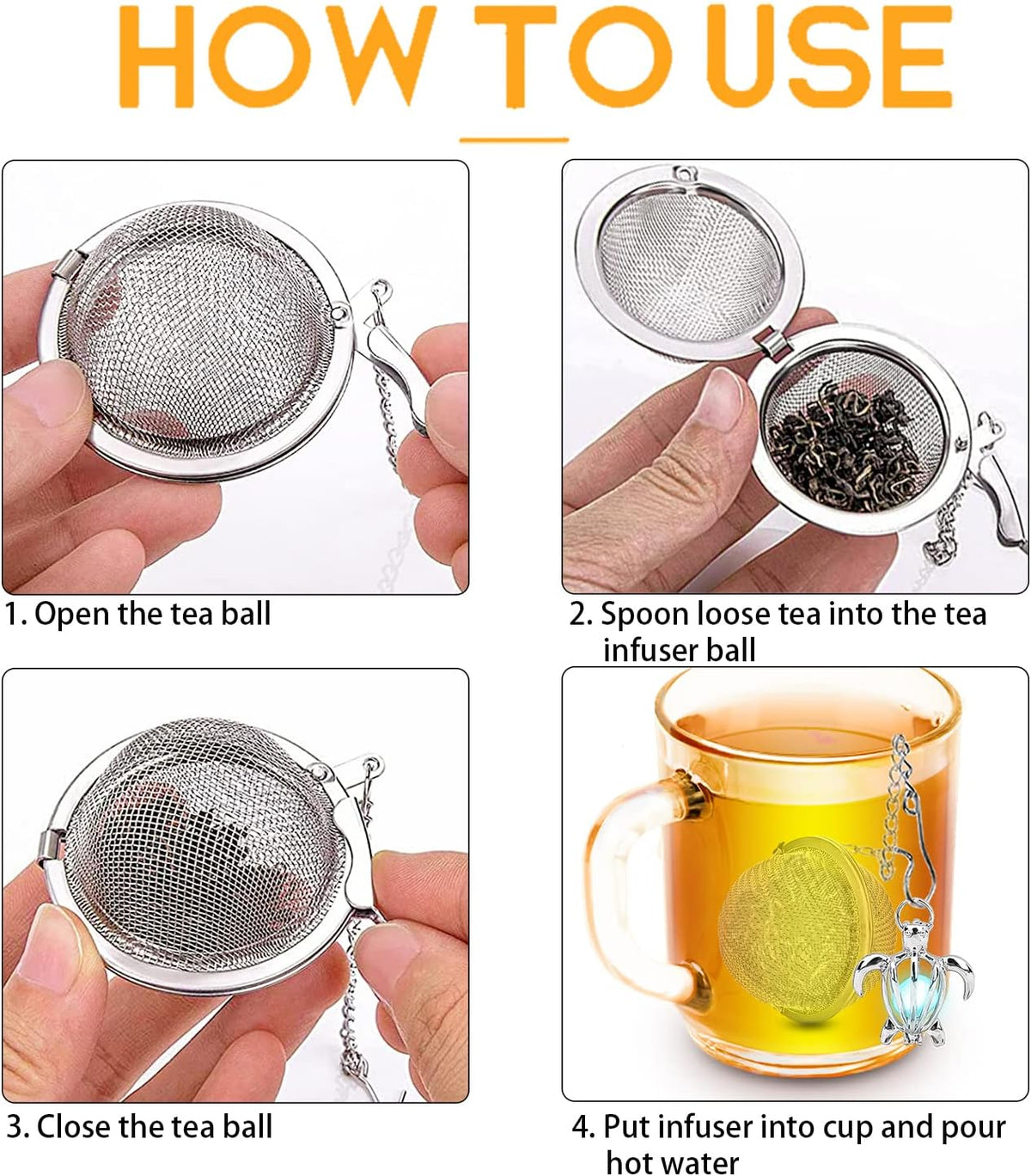 TeaSanavie 2 Pack Halloween Themed Tea Infuser - Gothic Loose Leaf Tea Steeper with Black Raven & Skull Butterfly Charm, 304 Stainless Steel, Perfect Spooky Tea Gift