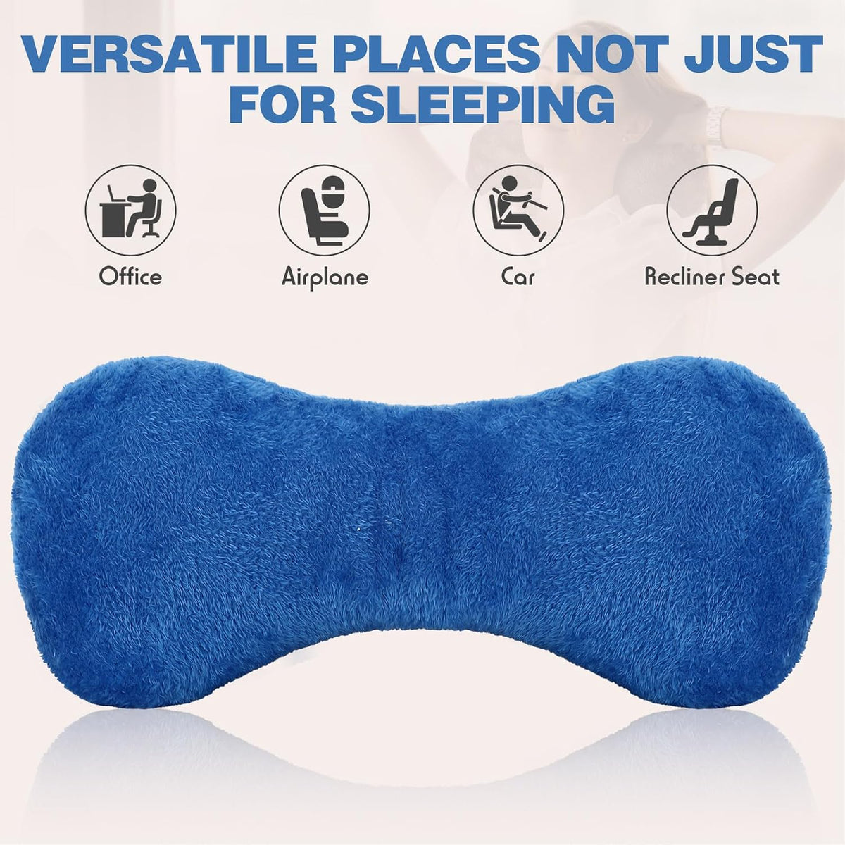 Colingmill 1 Pc Neck Pillow for Recliner Chair Headrest,Grey