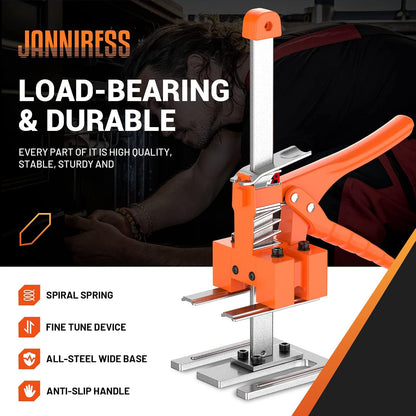 2 Pack Labor Saving Arm Jack Handle, 6.69 Inch Lift Height 440LBS Multifunctional Handheld Lifter Tool, Furniture Jack Height Adjuster for Cabinet Wall Tile Construction Installation