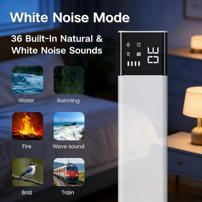 Under Pillow Speaker for Sleeping with Bone Conduction Tech, 36 Built-in White Noises, Auto Off Timer, Bedside Sleep Speaker, Bluetooth & TF Card Support, Portable Sleep Speaker for Home & Travel