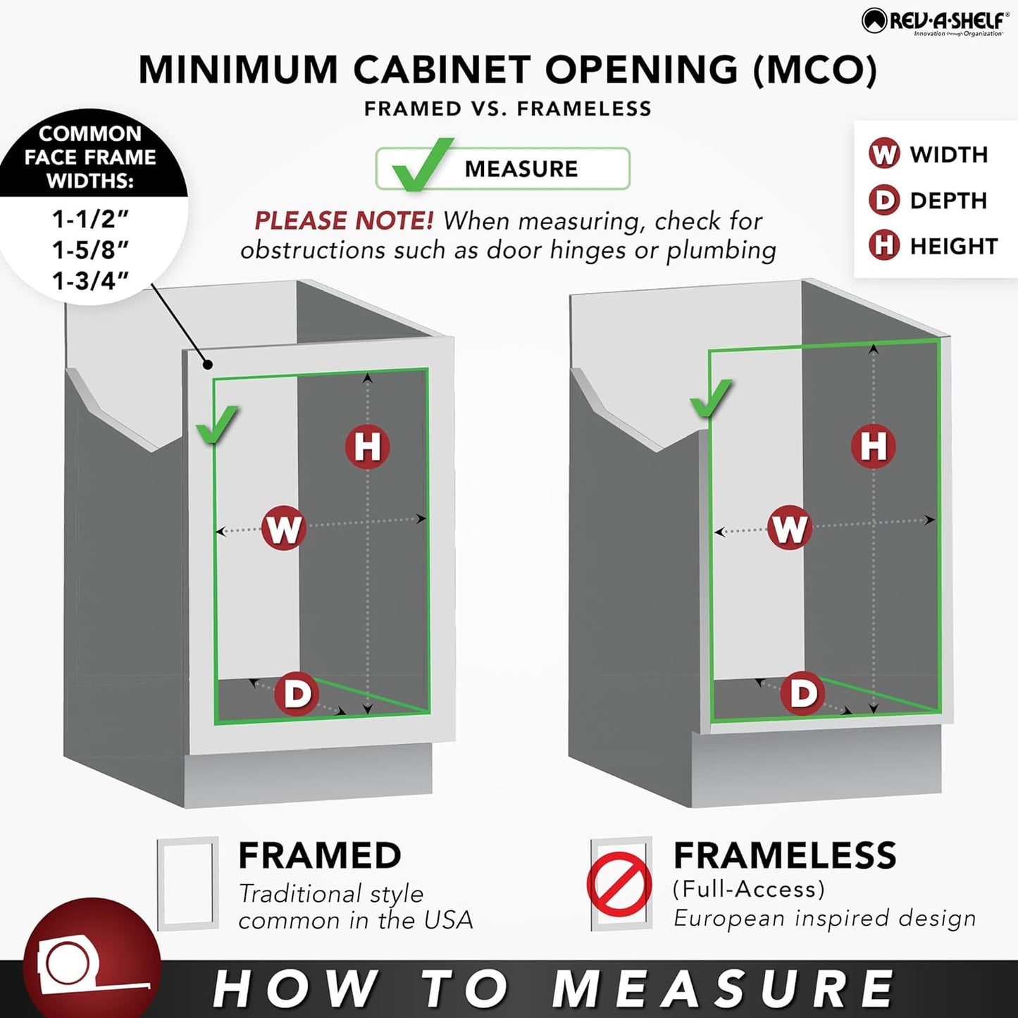 Rev-A-Shelf Pullout Kitchen Cabinet Organizer, Min Cabinet Opening 5.5" W | 5" W Slide Out Pantry Spice or Utensil Storage Rack with Adjustable Shelves for Base Cabinet Organization, 448-BC-5C