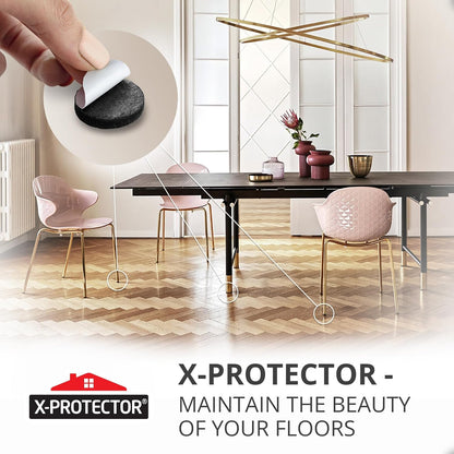 Felt Furniture Pads X-PROTECTOR 235 PCS Premium Furniture Pads - Felt Pads Furniture Feet Best Wood Floor Protectors - Protect Your Hardwood & Laminate Flooring! | Furniture Feet Best Wood Floor Protectors - Protect Your Hardwood & Laminate Flooring!