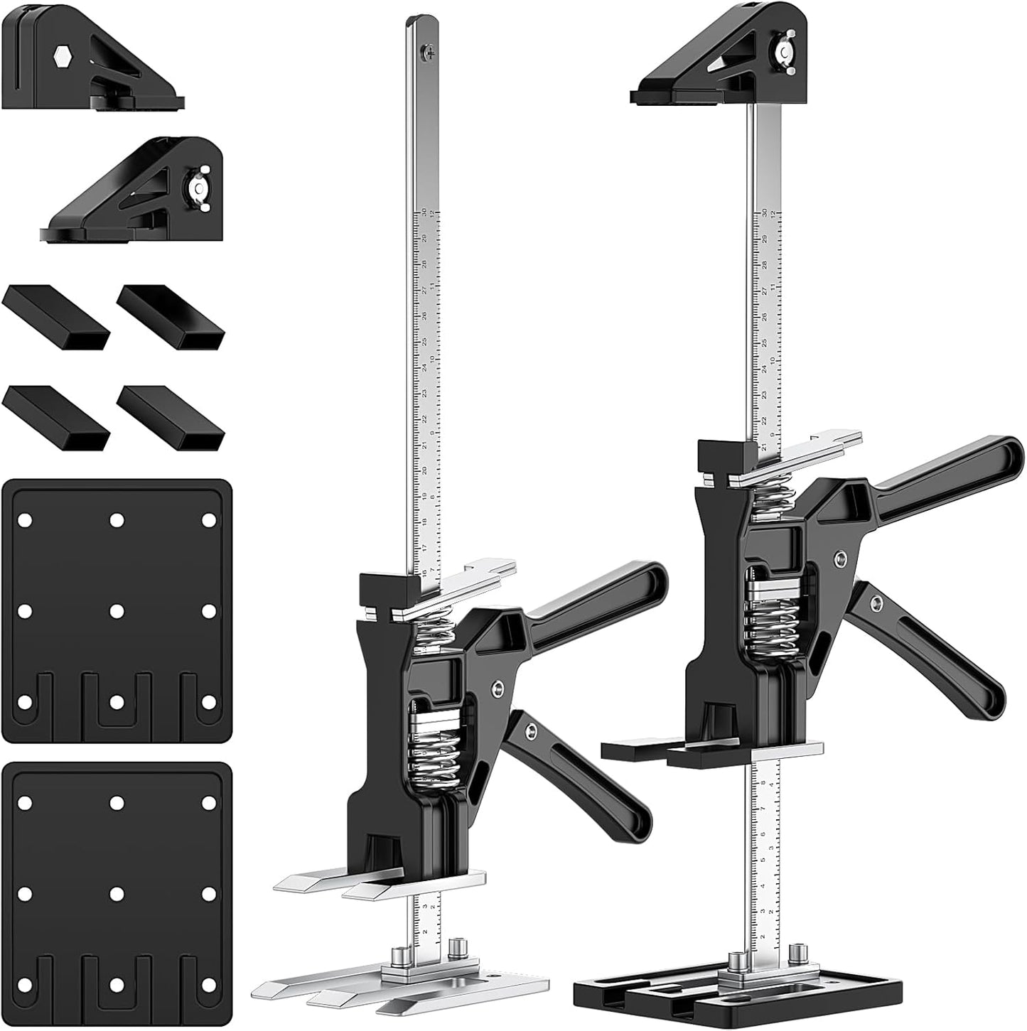 RENYINDA Labor-Saving Arm Jack Multifunctional Construction Jacks, Furniture Jacks，Lift Height 10 inches 300lb Load-Bearing for Installing Windows and Doors, Lifting Furniture, Woodworking Tools