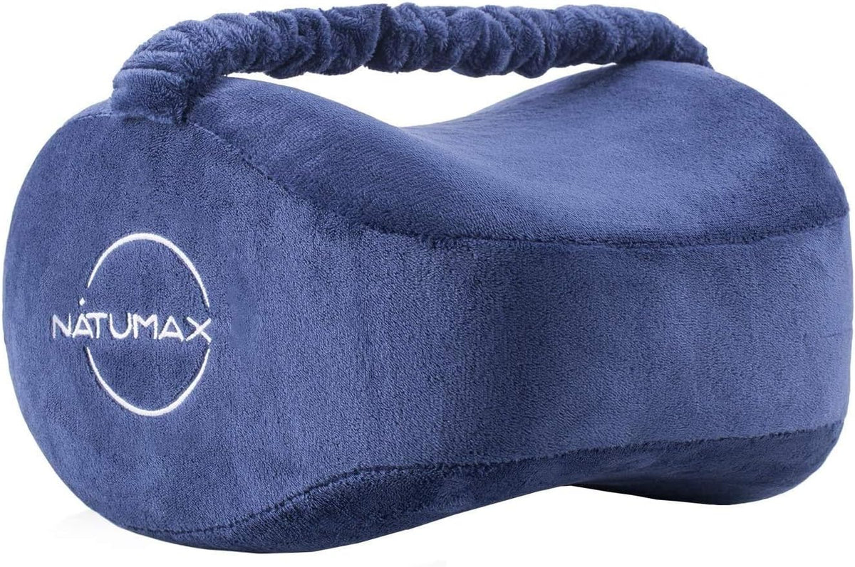 Knee Pillow for Side Sleepers - Sciatica Pain Relief - Back Pain, Leg Pain, Pregnancy, Hip and Joint Pain Memory Foam Leg Pillow (Pillow+Sleep Mask and Ear Plugs)