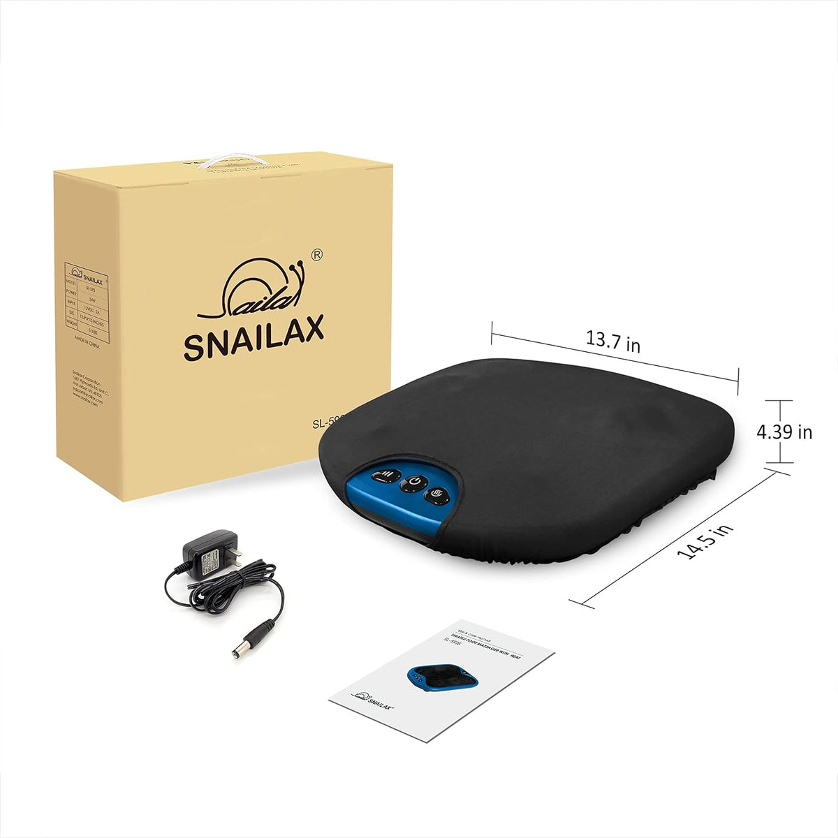 Snailax Shiatsu Foot Massager with Heat, Foot Warmer with Removable Cover