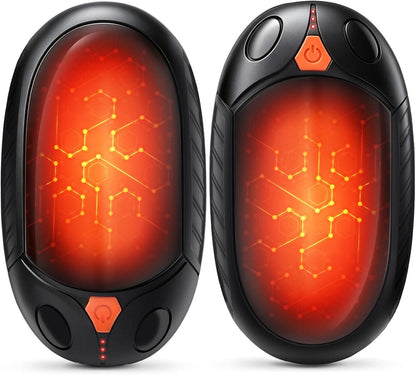 Classic Hand Warmers Rechargeable 2 Pack, AI Temperature Control Pocket Size Electric Handwarmers, Quick Charge Portable Hand Warmer Great Gift for Christmas Outdoors, Hunting, Golf, Camping