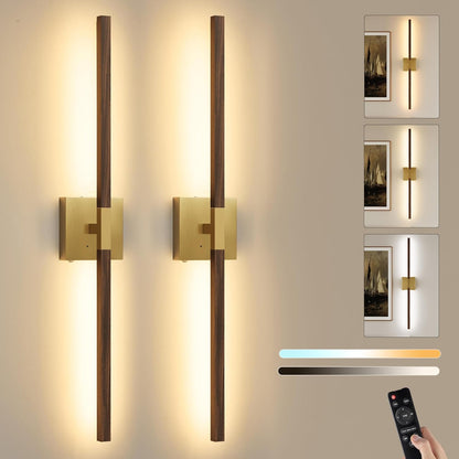 Rayogale Black Battery Operated Wall Sconce with Remote Control 8000mAh