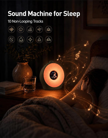 Dekala Sunrise Alarm Clock with Pulse Wake, 7-Day Programmable 4 Loud Alarm