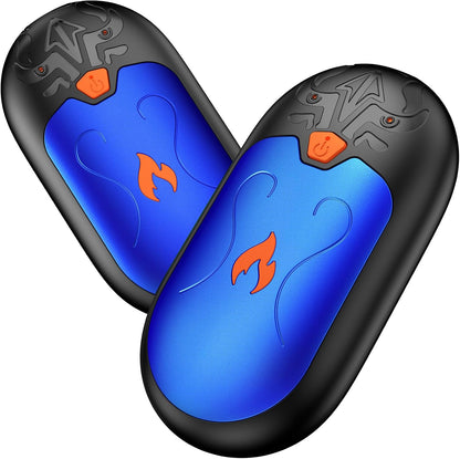 Hand Warmers Rechargeable 2 Pack, 2-in-1 Magnetic Electric Hand Warmer, 3 Heat Settings, Up to 24H, USB-C Reusable Portable Pocket Heater for Camping, Hunting, Golf, Skiing, Fishing