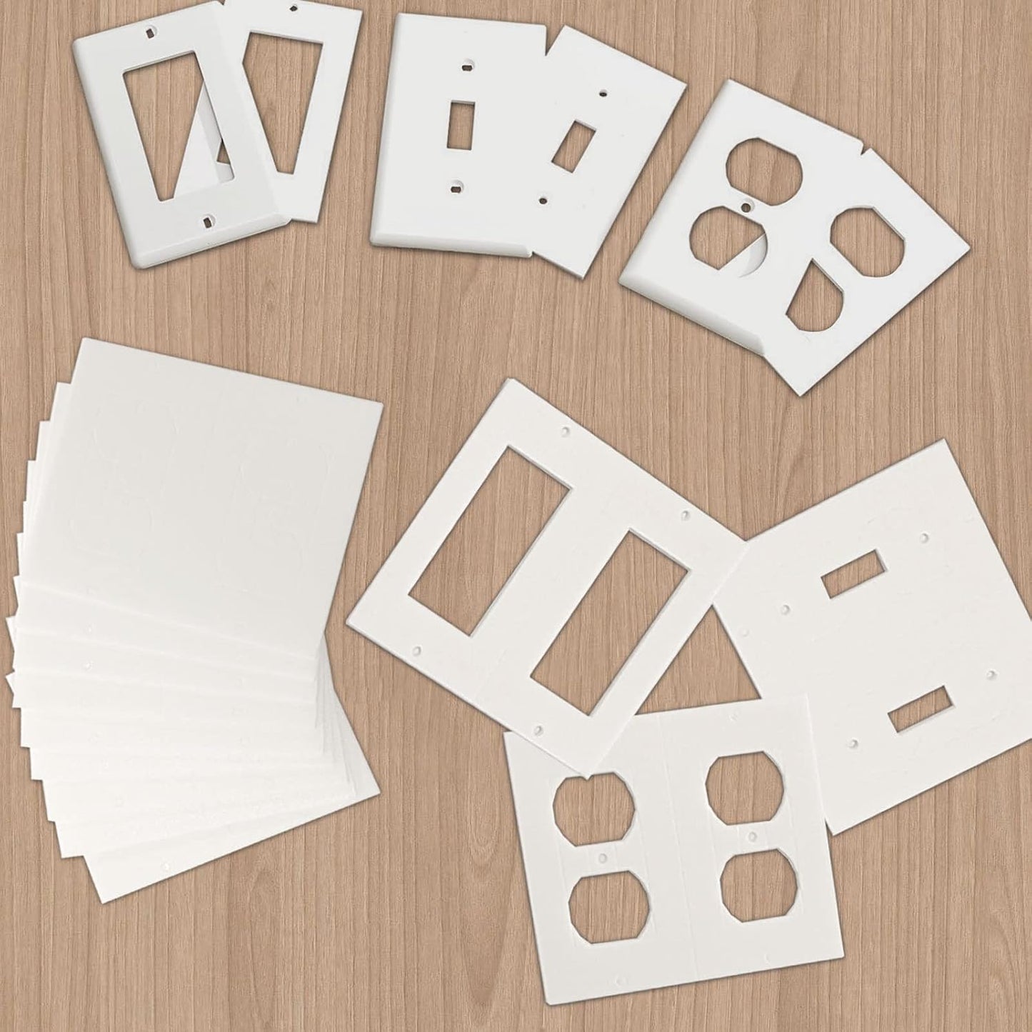 Birllaid Wall Outlet Insulation Gasket Wall Plate Foam Gasket Pads, 26 Pack