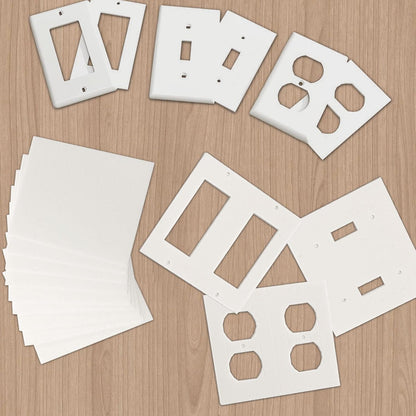 Birllaid Wall Outlet Insulation Gasket Wall Plate Foam Gasket Pads, 26 Pack