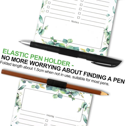 2 PCS Magnetic Grocery List Pads for Fridge, 4.5x7.5 Inches Magnetic Note Pad for Fridge, Grocery List Magnet Pad for Refridge, Magnetics Notepads, Shopping Lists, 60 Pages Per Notepad