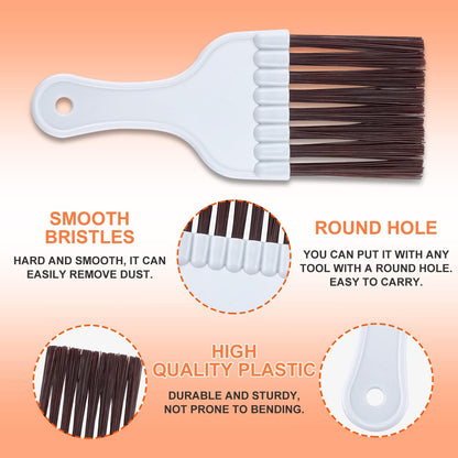 Cenipar 2PCS Air Conditioner Condenser Fin Comb Set Include FCR6 Fin Comb and Stainless Radiator Fin Comb Compatible with Air Conditioner HVAC Fin Comb Straightener