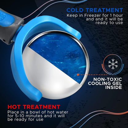 Cold Massage Roller Ball | Cold Therapy | Ice Roller Ball with Handle | cryo Stick | Relieve Muscle Pain (Green)