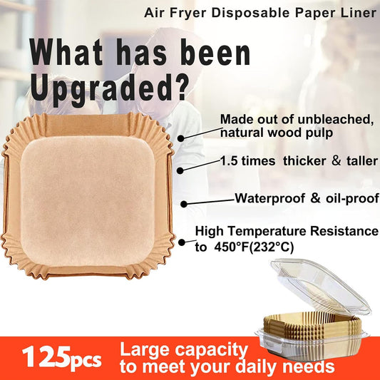 Air Fryer Liners Disposable 9 Inch, 9 inch Air Fryer Liners