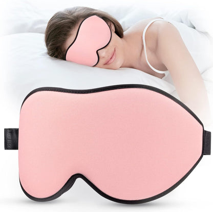 LitBear Sleep Mask for Side Sleeper Women Men, Eye Mask for Sleeping