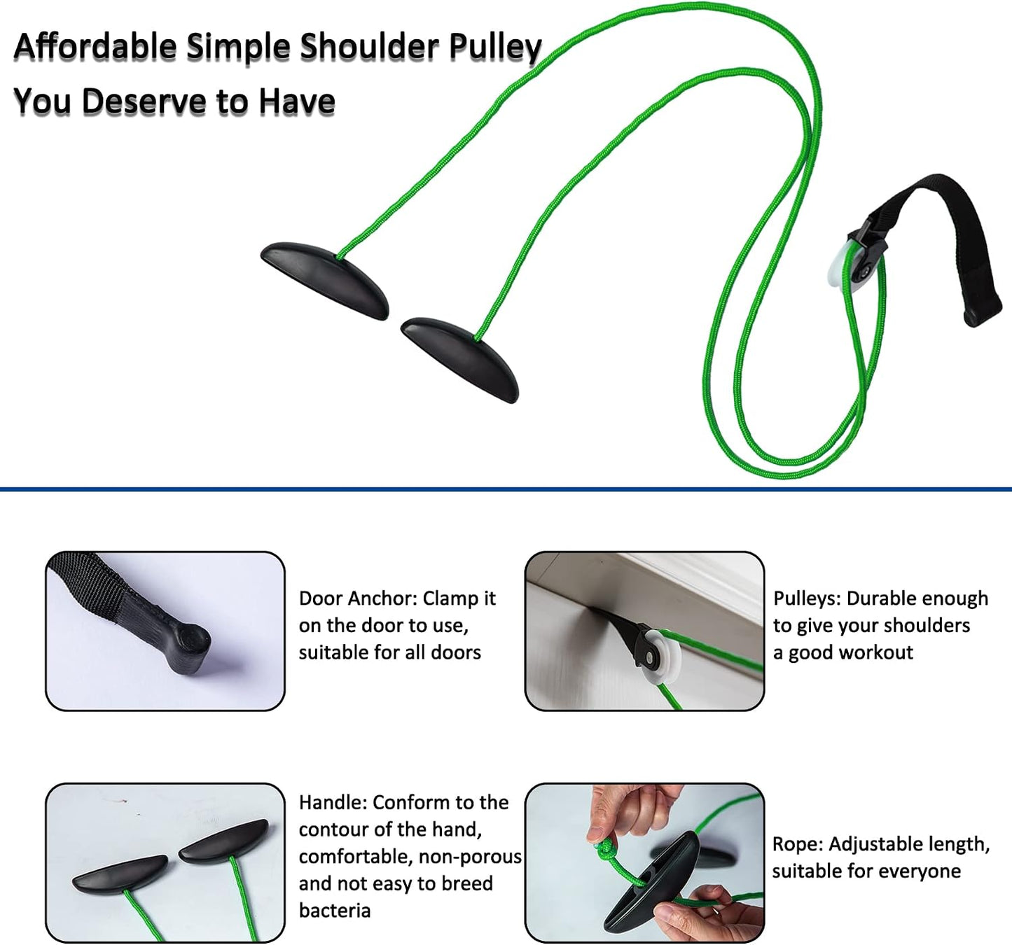Shoulder Pulley Over The Door Physical Therapy System | Over-the-door exercise pulley designed for shoulder physical therapy exercises.