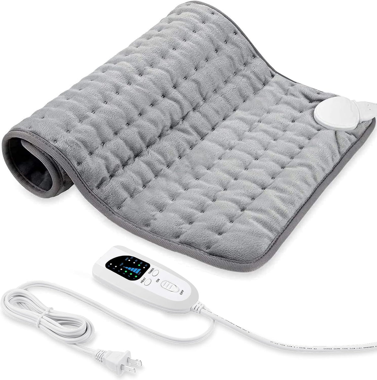 Electric Heating pad for Back Neck Shoulder Knee Arms Legs- Electric Heat Pads with 6 Heat Settings & Auto Shut Off Heat Heating Pad for Birthday Mother Father Girl Men Women